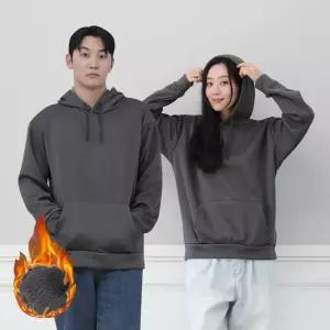 후드티 점퍼 기모 융털 남녀공용 안감 커플 오버핏