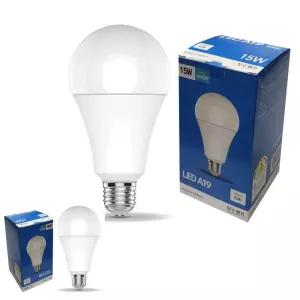 포에코 주광색 벌브 전구 다마 A19 램프 장수 15W LED E26
