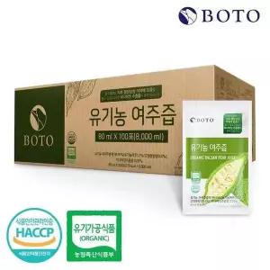[셀러허브][보뚜] 유기농 여주즙 80ml x 100포 실속구성 (S50671835)