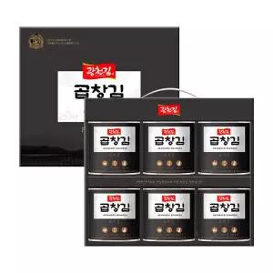 광천김 곱창김 캔김 6캔 선물세트 522189