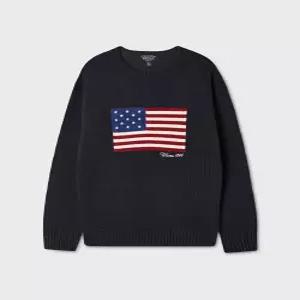 후아유 WHOAU USA American Flag Pullover U WHKAG4924U