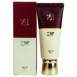 효비담 선크림 SPF50+ PA+ 수려한 발효 발효선크림 효비담선크림 100ml