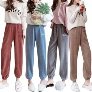 수면바지 극세사바지 수면잠옷  파자마 융털바지 구름바지 트레이닝복 겨울
