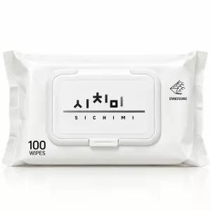 시치미 쓱 데일리 물티슈 캡형 100매 10팩