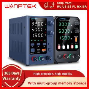 Wanptek 실험실 전원  장치 30V 10A 60V 5A 120V 3A 인코더 조정 전압 전류 DC