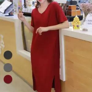 웨어 원마일 원피스 롱 홈 잠옷 여름 예쁜 A라인 드레스 오버핏