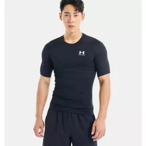 언더아머 UNDER ARMOUR 1361518-001 블랙 남성 HeatGear 히트기어 컴프레션 반팔티셔츠 레깅스핏