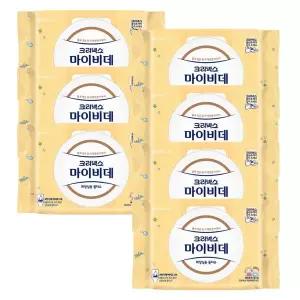 [크리넥스] 마이비데 키즈 40매 7팩 유치원 어린이집 배변훈련 물에녹는 비데티슈