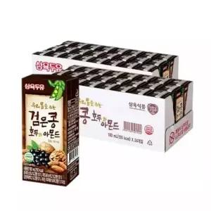 삼육두유 검은콩 호두와 아몬드 190ml 48팩 (24팩x2)