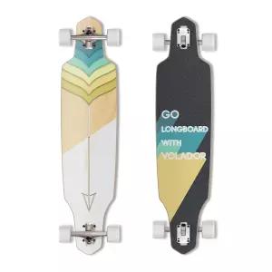 VOLADOR 어반 프리라이드 프로 롱보드 크 101.6cm 40인치 캐나다 단풍나무 데크