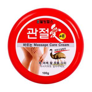 웰빙헬스 바르는 마사지크림 관절애 100g/에뮤오일