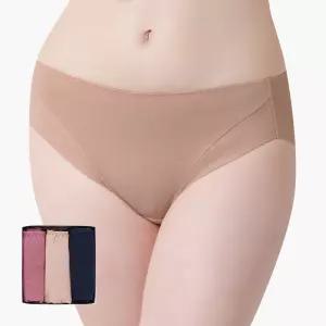 [제임스딘]제임스딘 면스판 여성 노라인 생리 위생 팬티 3매 세트 JHWPZ0M4