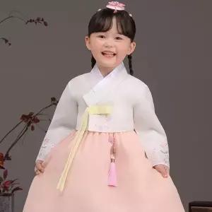 [더예한복] QT60001-우아봄이 여아한복 아동한복