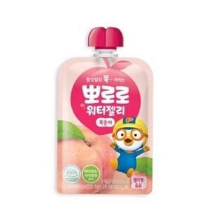 팔도 뽀로로 워터젤리 복숭아 120ml 20개입