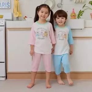 투게더 래글런 칠부실내복(3color)