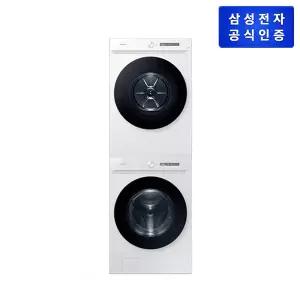 삼성 Bespoke AI 세탁기 WF21CB6650BW7N [WF21CB6650BW +건조기 DV17CB6600BW 21/17kg+상단 설치 키트] (화