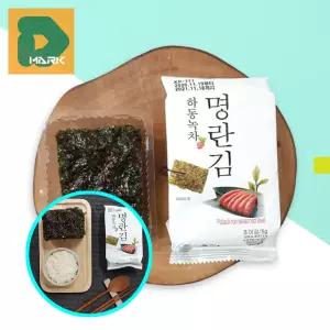 명란 하동녹차김 36봉 도시락 자취생 아이반찬 간식 맛김 건강식 조미김 식사대용 혼밥 구이김 바삭한