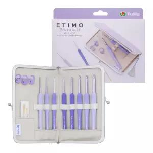 일본 튤립 에티모 무라사키 라벤더 모사용 코바늘 세트 TEM-001
