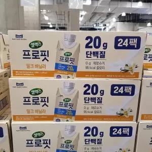 셀렉스 프로핏 밀크바닐라 250ml x 24팩 단백질보충제 헬스 보충제