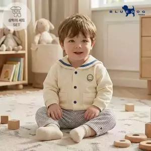 [블루독베이비] 마린 가디건 상하복_BL (4411361005)