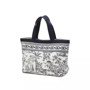 [롯데백화점]헤지스ACC [뜨왈드주이] Toile de Jouy 캔버스 미니 토트백 HIWA6F301N2