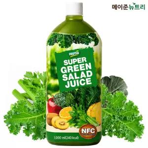 메이준뉴트리 NFC 착즙 프루티아 슈퍼 그린 샐러드 주스 1,000ml 1병