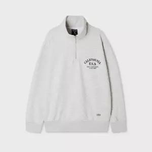 [후아유](대전신세계)Letter Half Zip-up Sweatshirt WHMAG4991U