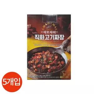 차오차이 직화 고기짜장 180g x 5개