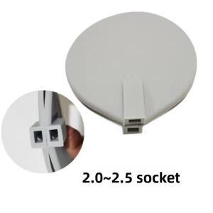9595mm 10개입 원형 실리콘 전극 패드, TENS 기기용 탄소 전극/실리콘 고무