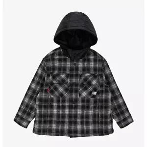 [뉴발란스]뉴발란스 키즈 아동 체크 후드 패딩 셔켓 BB NK9DG1301U 19