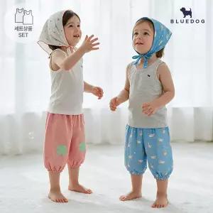 [블루독] 베이직 뱀부 2종런닝_MG (24W1050003)