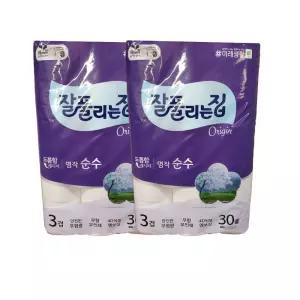 미래생활 잘풀리는집 명작순수 3겹 30m x30롤 x 2팩