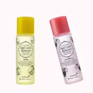 (색상:KONAD네일리무버-레몬)네일아트 국산 코나드 젤네 컬러 리무버 100ml 2종 쏙오프 리무 클린저 클리너