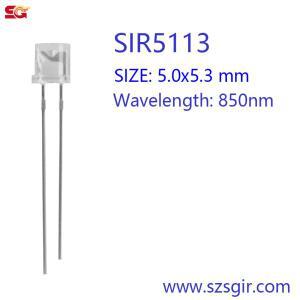 20개  850nm  5mm 평면 렌즈 적외선 LED  SIR5113  IR 발광 다이오드