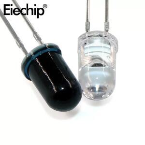 10 세트 F5 F3 5mm 940nm LED 적외선 이미터 및 수신기 다이오드 1.4-1.6V 20MA
