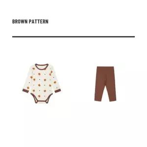 [탑텐키즈](하남점)공용) 유아 레깅스 9부 바디수트 셋업 MKG5UI3382