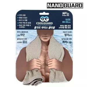 조깅 아이스두건 쿨타올 쿨 쿨가드 베이지 두건 낚시 라이딩 메쉬 넥 등산 자외선차단 / 아이스