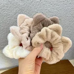 헤어끈 머리끈 여아머리끈 고양이귀모양 복슬복슬곱창