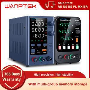 Wanptek 실험실 전원 공급 장치 30V 10A 60V 5A 120V 3A 인코더 조정 전압 전류 DC