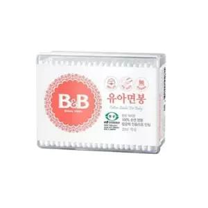 비앤비 유아용 면봉 이무 사각200 부자재 용품샵 거울