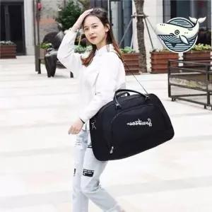 스포츠 여행용 보스턴백 실용적 디자인 다용도 영문 곡선 보스턴백 URK 헬스가방 여행가방
