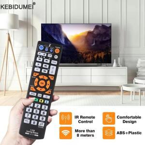 TV CBL DVD SAT STB DVB HIFI BOX VCR STR-T 적외선 장치 용 IR 학습 기능 범용 L336 원격 제어Universal R