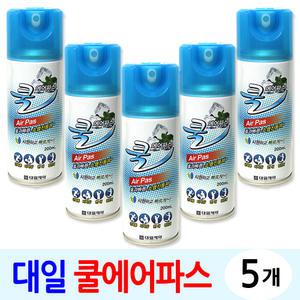 대일제약 쿨에어파스 5개/뿌리는파스삔대
