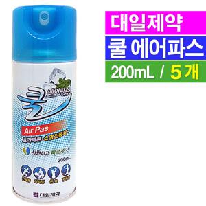 대일제약 쿨 에어파스- 5개/뿌리는 파스/근육/타박상