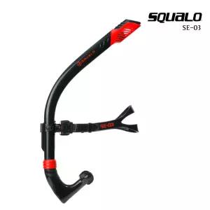 스쿠알로 SQUALO 센터스노클3 SE-03 드라이탑 장착 수영 강습용 훈련 연습용품