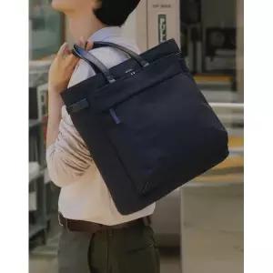 [롯데백화점]헤지스ACC [HATCH-BAG] 블랙 나일론 토트백HJBA5F330BK