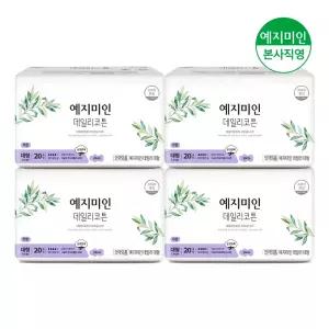 데일리코튼 대형 생리대 20Px4팩