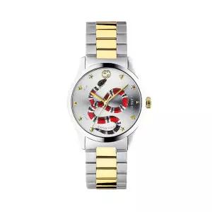 구찌 YA1264075 G타임리스 남성 메탈 쿼츠 38mm