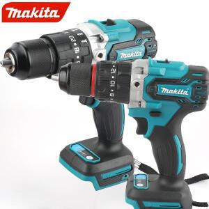 Makita DDF487 13mm 빨간색과 검정색 브러시리스 가정용 18V 리튬 이온 충전 임팩트 드릴, 고토크 전기 드