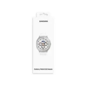 삼성전자 갤럭시 워치8 클래식 스테인리스 스틸 화이트 46mm, 블루투스 SM-L500